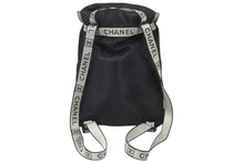 Load image into Gallery viewer, CHANEL シャネル リュック スポーツライン ココマーク ロゴ メッシュ 10番台 P7243 ナイロン ブラック 美品 中古 48894