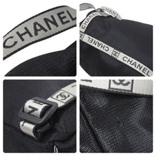 Load image into Gallery viewer, CHANEL シャネル リュック スポーツライン ココマーク ロゴ メッシュ 10番台 P7243 ナイロン ブラック 美品 中古 48894