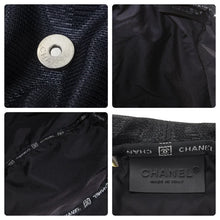 Load image into Gallery viewer, CHANEL シャネル リュック スポーツライン ココマーク ロゴ メッシュ 10番台 P7243 ナイロン ブラック 美品 中古 48894