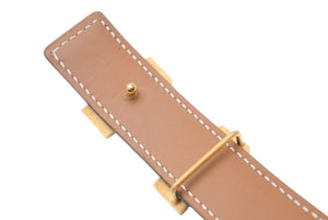 HERMES エルメス ベルト バックル コンスタンスミニ □C刻印 Hベルト ゴールド サイズ70 美品 中古 48902