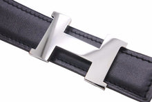 Load image into Gallery viewer, HERMES エルメス ベルト・バックル コンスタンス ミニ サイズ70 ブラック系 シルバー金具 美品 中古 48908