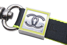 Load image into Gallery viewer, CHANEL シャネル スポーツライン ロゴ ココマーク ネックストラップ ガンメタリック系金具 04A 美品 中古 48929