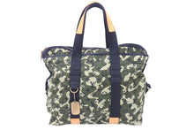 Load image into Gallery viewer, LOUIS VUITTON ルイヴィトン トレイ カモフラージュ モノグラム トートバッグ 村上隆 限定 迷彩柄 M95783 美品 中古 48934