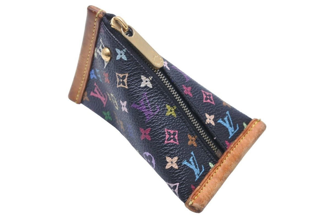 LOUISVUITTON ルイヴィトン ベルランゴ コインケース 小銭入れ ポーチ キーリング付 M58029 SR0075 マルチカラー 良品 中古 48956