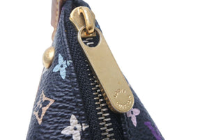 LOUISVUITTON ルイヴィトン ベルランゴ コインケース 小銭入れ ポーチ キーリング付 M58029 SR0075 マルチカラー 良品 中古 48956
