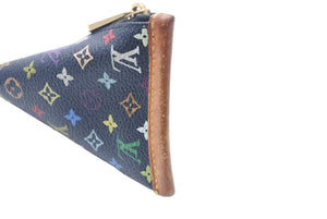 LOUISVUITTON ルイヴィトン ベルランゴ コインケース 小銭入れ ポーチ キーリング付 M58029 SR0075 マルチカラー 良品 中古 48956