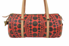Load image into Gallery viewer, 極美品 ルイ ヴィトン LOUIS VUITTON モノグラム パンプキンドット パピヨン ショルダー バッグ 赤 草間彌生 M40689 中古 48973
