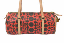 Load image into Gallery viewer, 極美品 ルイ ヴィトン LOUIS VUITTON モノグラム パンプキンドット パピヨン ショルダー バッグ 赤 草間彌生 M40689 中古 48973