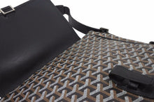 Load image into Gallery viewer, GOYARD GRAND BLEU MM ゴヤール グランブルーMM ショルダーバッグ イニシャル入り ブラック 美品 中古 48974