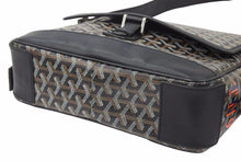 Load image into Gallery viewer, GOYARD GRAND BLEU MM ゴヤール グランブルーMM ショルダーバッグ イニシャル入り ブラック 美品 中古 48974