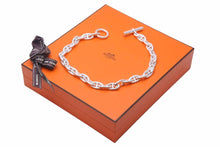 Load image into Gallery viewer, 新品未使用 HERMES エルメス ネックレス Chaine d&#39;Ancre シェーヌダンクルGM SV925 130.8g 29コマ 中古 48990