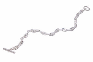 新品未使用 HERMES エルメス ネックレス Chaine d'Ancre シェーヌダンクルGM SV925 130.8g 29コマ 中古 48990