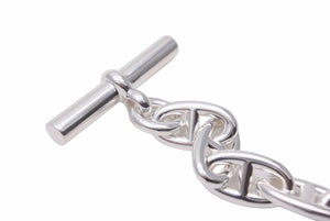 新品未使用 HERMES エルメス ネックレス Chaine d'Ancre シェーヌダンクルGM SV925 130.8g 29コマ 中古 48990