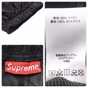 Supreme シュプリーム ナイロンパンツ ボトムス サイドジップ CHINA製 ナイロン ポリエステル ブラック 美品 中古 48994