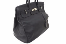 Load image into Gallery viewer, HERMES エルメス オータクロア 40 ブラック トゴ シルバー金具 □H 美品 中古 48999