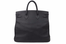 Load image into Gallery viewer, HERMES エルメス オータクロア 40 ブラック トゴ シルバー金具 □H 美品 中古 48999