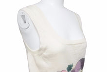 Load image into Gallery viewer, Christian Dior クリスチャンディオール ノースリーブ ニット インナー 5A13055020 ウール シルク ホワイト 38 美品 中古 49002