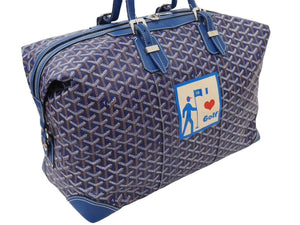 GOYARD ゴヤール ボストンバッグ バックボーイング45 オーダーメイド ロゴ 旅行バッグ シルバー金具 美品 中古 49037