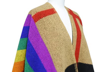 Load image into Gallery viewer, BURBERRY バーバリー Rainbow Vintage Check ポンチョ マルチカラー 19AW 4078755/68E 美品 中古49049