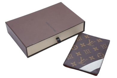 LOUISVUITTON ルイヴィトン パスケース カードケース 定期入れ 小物 名刺入れ モノグラム PVC ブラウン オレンジ 美品 中古 49051