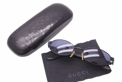 GUCCI グッチ サングラス メガネ アイウェア GG 1640/S ITALY製 プラスチック メタル ブラック サイズ52□19 美品 中古 49064