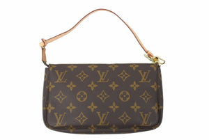 極美品 LOUIS VUITTON ルイ・ヴィトン モノグラム ポシェット アクセソワール アクセサリーポーチ アクセポ M51980 中古 49071