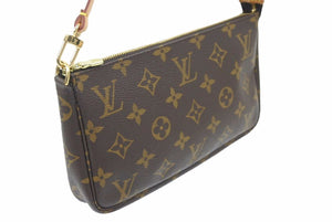 極美品 LOUIS VUITTON ルイ・ヴィトン モノグラム ポシェット アクセソワール アクセサリーポーチ アクセポ M51980 中古 49071