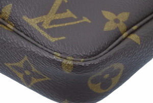 極美品 LOUIS VUITTON ルイ・ヴィトン モノグラム ポシェット アクセソワール アクセサリーポーチ アクセポ M51980 中古 49071
