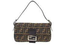 Load image into Gallery viewer, FENDI フェンディ ズッカ柄 マンマバケット ショルダーバッグ ワンショルダー ブラウン アクセサリーポーチ 良好 中古 49079