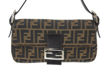 Load image into Gallery viewer, FENDI フェンディ ズッカ柄 マンマバケット ショルダーバッグ ワンショルダー ブラウン アクセサリーポーチ 良好 中古 49079
