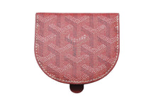 Load image into Gallery viewer, GOYARD ゴヤール コインケース 小銭入れ パクト財布 箱付き ラスパイユ半円 レッド系 良品 中古 49125