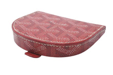Load image into Gallery viewer, GOYARD ゴヤール コインケース 小銭入れ パクト財布 箱付き ラスパイユ半円 レッド系 良品 中古 49125