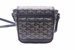 極美品 GOYARD GRAND BLEU ゴヤール グランブルーPM ショルダーバッグ ブラック 中古 49127