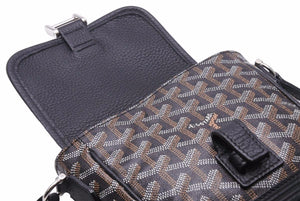 極美品 GOYARD GRAND BLEU ゴヤール グランブルーPM ショルダーバッグ ブラック 中古 49127