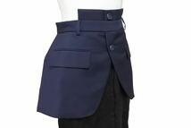 Load image into Gallery viewer, 極美品 MAISON MARGIELA メゾンマルジェラ 変形エプロン スカート S51MA0365 ネイビー ブラック サイズ38 中古 49133