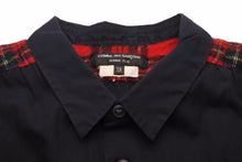 Load image into Gallery viewer, COMME DES GARCONS コムデギャルソン チェック長袖シャツ PA-J066 JAPAN製 コットン ブラック レッド S 美品 中古 49139