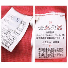 Load image into Gallery viewer, EMPORIO ARMANI エンポリオアルマーニ タンクトップ トップス K33E4 1-F4 イタリア製 ピンク サイズS 良品 中古 49145