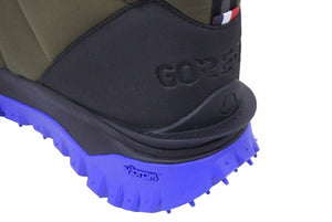 新品未使用 Moncler モンクレール Tailgrio パデッドスノーブーツ H209A4H00010M2439 カーキ ブルー ブラック サイズ42 49149