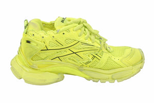 Balenciaga バレンシアガ Runner ランナー トラックスニーカー ポリウレタン ポリエステル ネオイエロー USA7 良品 中古 49151