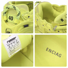 Load image into Gallery viewer, Balenciaga バレンシアガ Runner ランナー トラックスニーカー ポリウレタン ポリエステル ネオイエロー USA7 良品 中古 49151