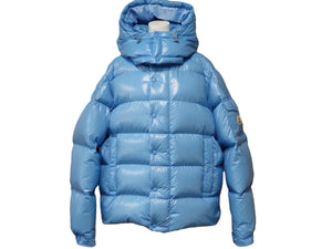 MONCLER モンクレール ダウンジャケット 22年 Maya70 マヤ コレクション 22111M178116 スカイブルー サイズ3 美品 中古 49154