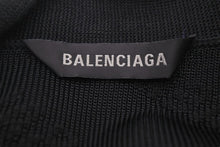 Load image into Gallery viewer, BALENCIAGA バレンシアガ オールオーバー カーディガン ウール ビスコース ポリアミド エラスタン ブラック 2 美品 中古 49170