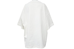 JIL SANDER ジルサンダー ロゴ Tシャツ 半袖Tシャツ 2022SS コットン ホワイト ブラック サイズXL 良品 中古 49172