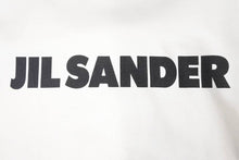 Load image into Gallery viewer, JIL SANDER ジルサンダー ロゴ Tシャツ 半袖Tシャツ 2022SS コットン ホワイト ブラック サイズXL 良品 中古 49172