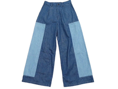 極美品 KAPITAL キャピタル 2TONE コテージ デニムパンツ インディゴ ボトムス K1705LP281 サイズ1 中古 49177