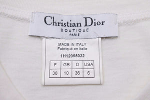 Christian Dior クリスチャンディオール 半袖Ｔシャツ SMILY Tシャツ カットソー クルーネック 1H12055 良品 中古 49209