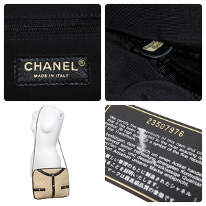 極美品 CHANEL ガールシャネル 16SS 23番台 超希少 ココマーク ショルダー レザー ベージュ 49241
