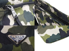 Load image into Gallery viewer, PRADA プラダ ショルダーバッグ プラダ カモフラショルダー迷彩 ギャランティカード付き VA0886 シルバー金具 美品 中古 49245