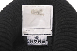 極美品 CHANEL シャネル 96AW タートルネック ニット ココマーク ブラック カシミヤ PO8810V00321 カンガルー サイズ42 中古 49257
