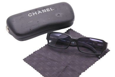 CHANEL シャネル サングラス シャネル クリスタル ソリッド シェード 5060-B 55□16 ブラック ユニセックス 美品 中古 49283